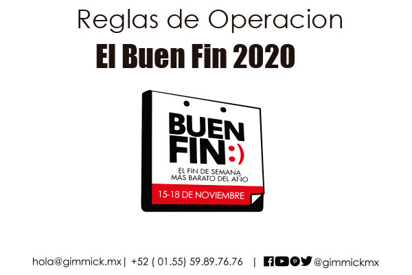 Reglas de operacion El Buen Fin 2020